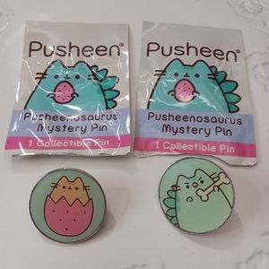 Pusheen Pusheenosaurus Dinosaur Pins